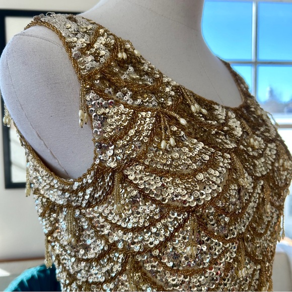 Vintage Tops - Amazing Vintage Top, Beaded with Sequins